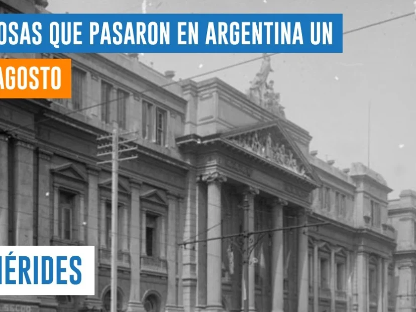 efemérides 26 de agosto Fundación de la Universidad de Buenos Aires