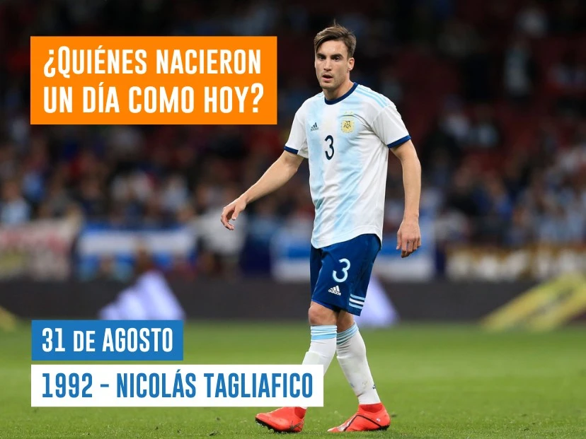 efemérides 31 de agosto nace Nicolás Tagliafico