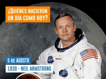 efemérides 5 de agosto nacimiento Neil Armstrong