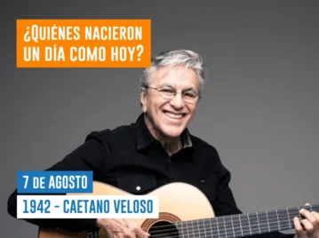 efemérides 7 de agosto nace Caetano Veloso