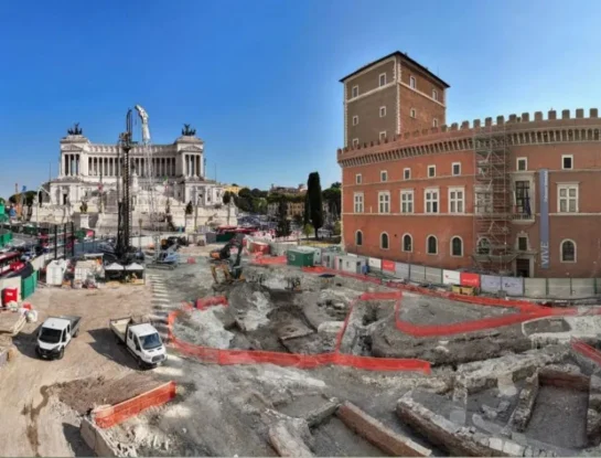 Italia: encontraron viviendas romanas y hornos de cal medievales durante una obra
