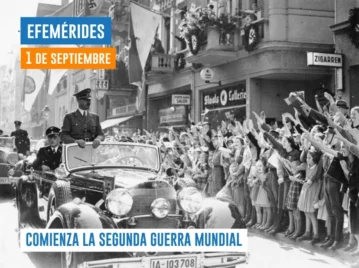1 de septiembre - comienza la segunda guerra mundial