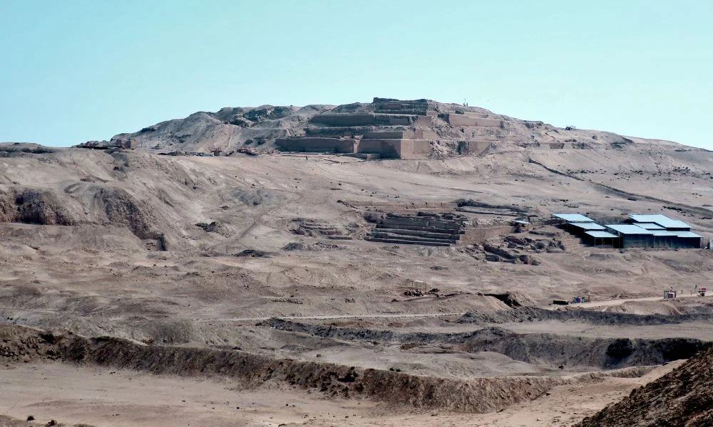 Vistas a Pachacámac.