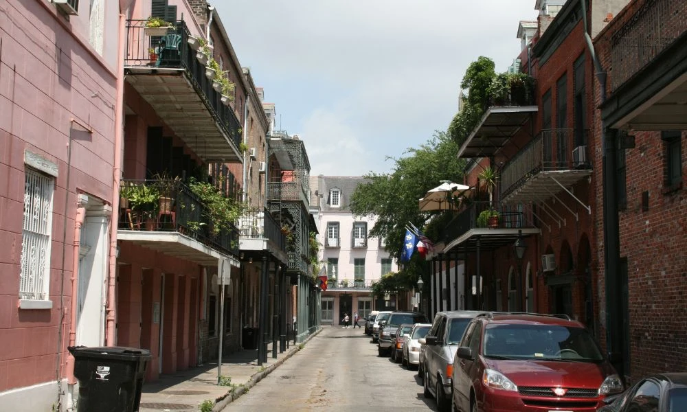 Calles del barrio Francés de Nueva Orleans.