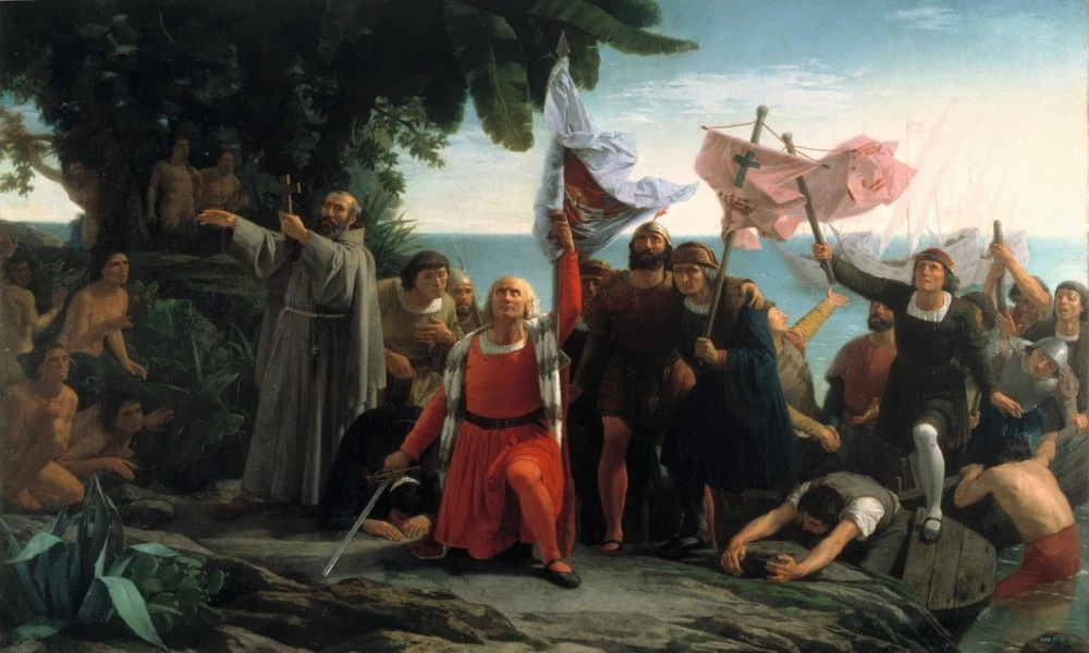 12 de octubre llegada de Colón a América