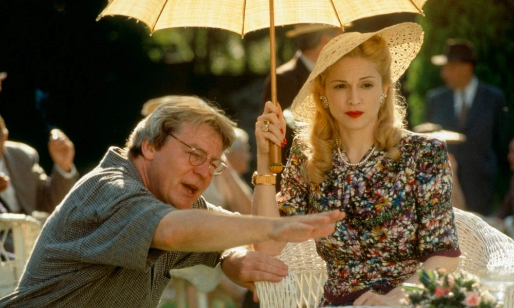 Detrás de escenas de la película Evita, protagonizada por Maddona