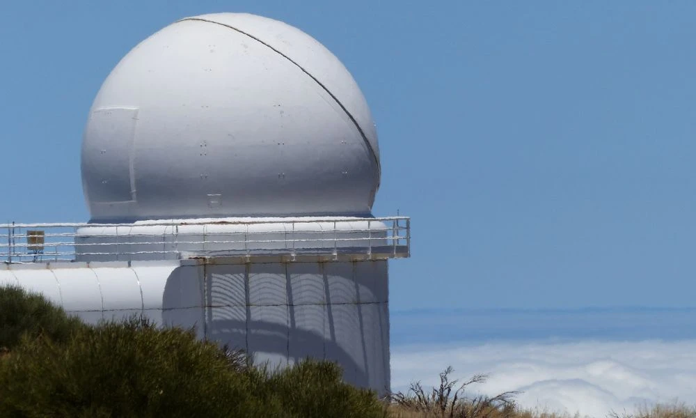 Uno de los puntos del observatorio solar más grande del mundo.