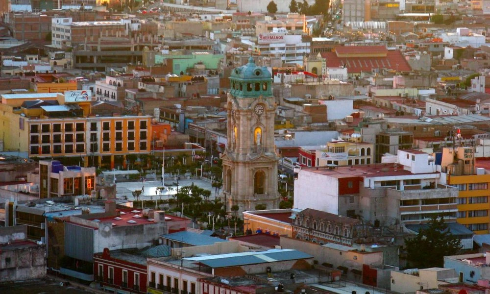 Aspecto del Reloj Monumental de Pachuca.