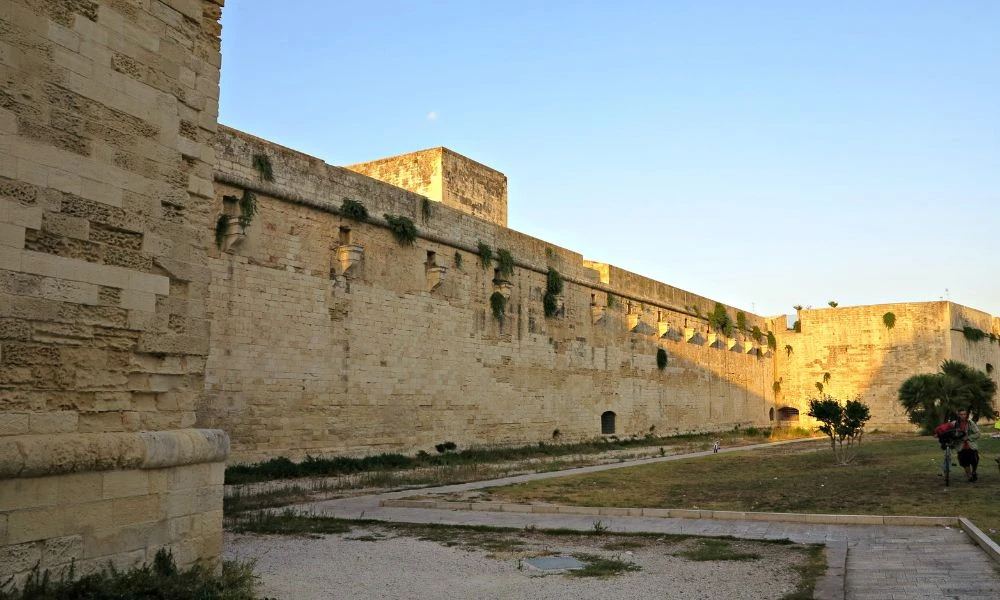Pared del Castillo de Carlos V.
