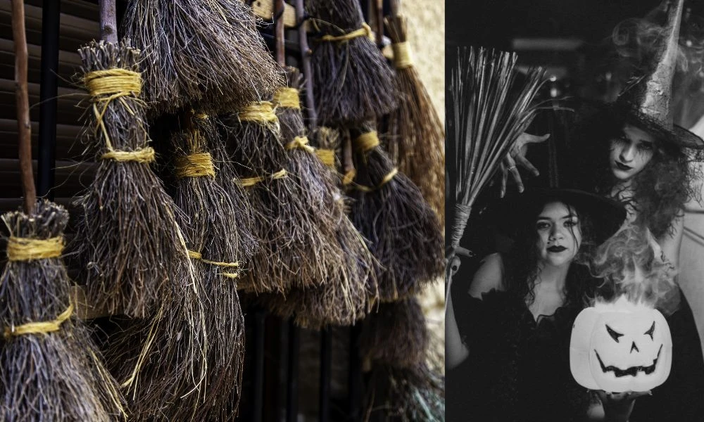 Por qué las brujas vuelan en escobas