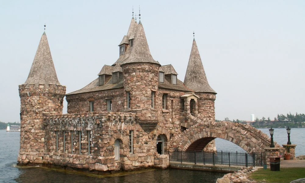 Un sector del Castillo de Boldt.