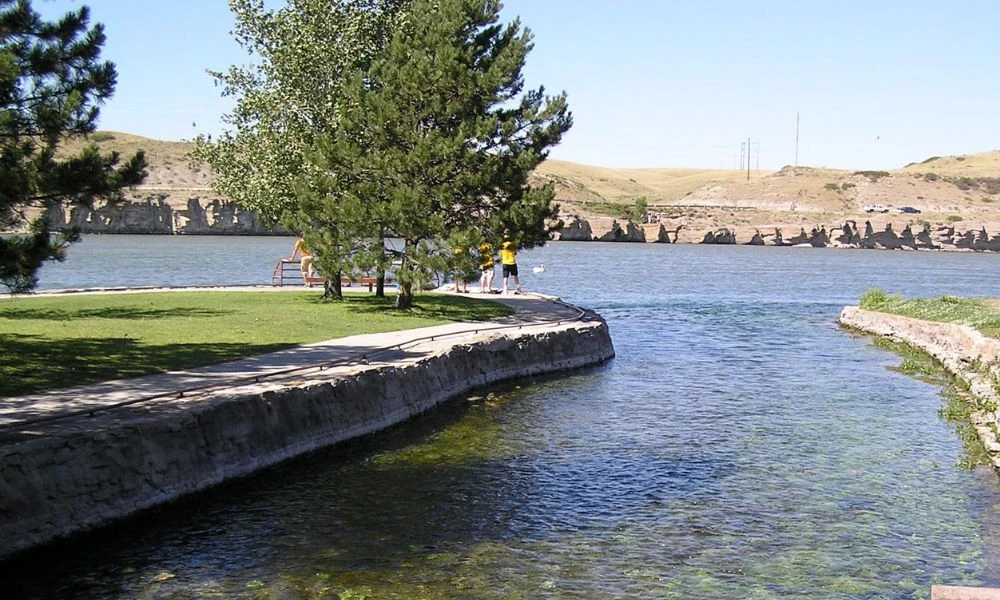 Uno de los extremos del río Roe.