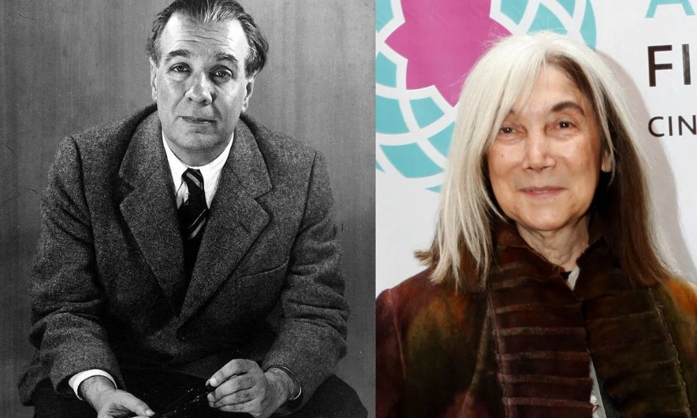 Borges y María Kodama