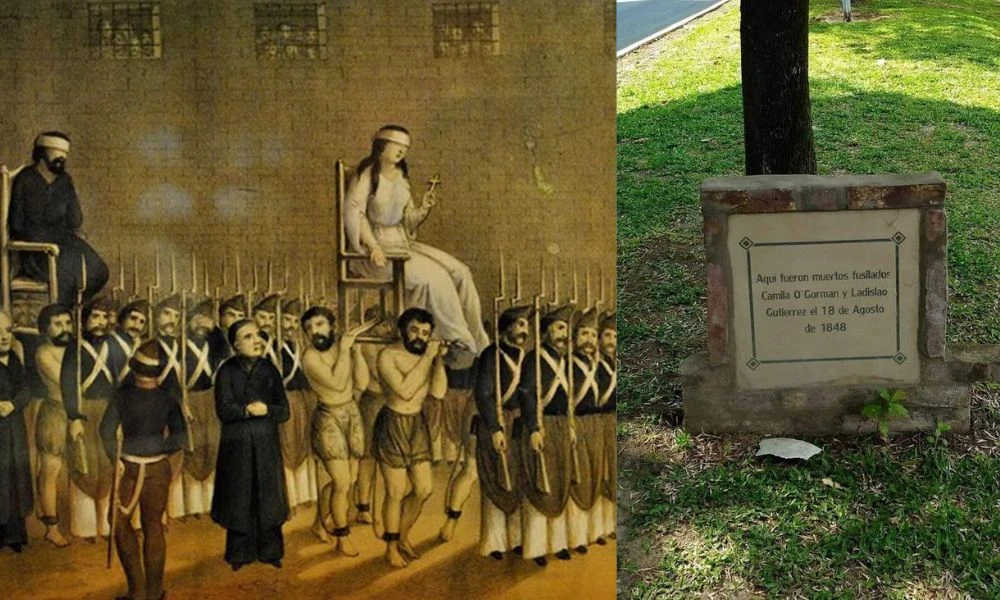 María Camila O'Gorman y Ladislao Gutiérrez