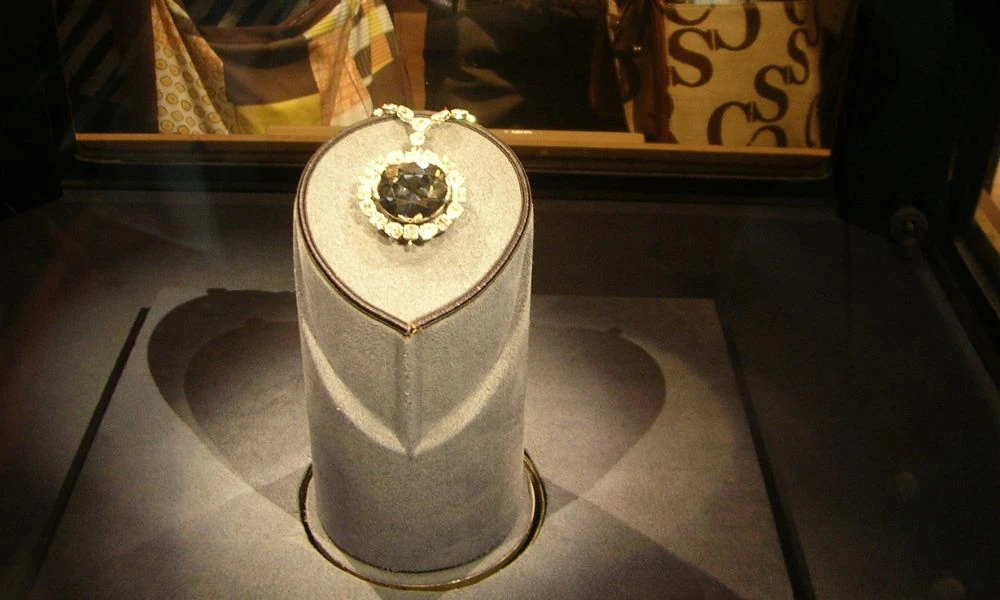 Ubicación actual del diamante Hope.