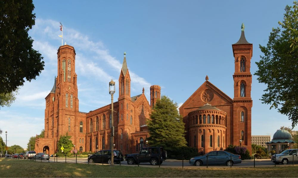 Aspecto del Castillo de la Institución Smithsonian.