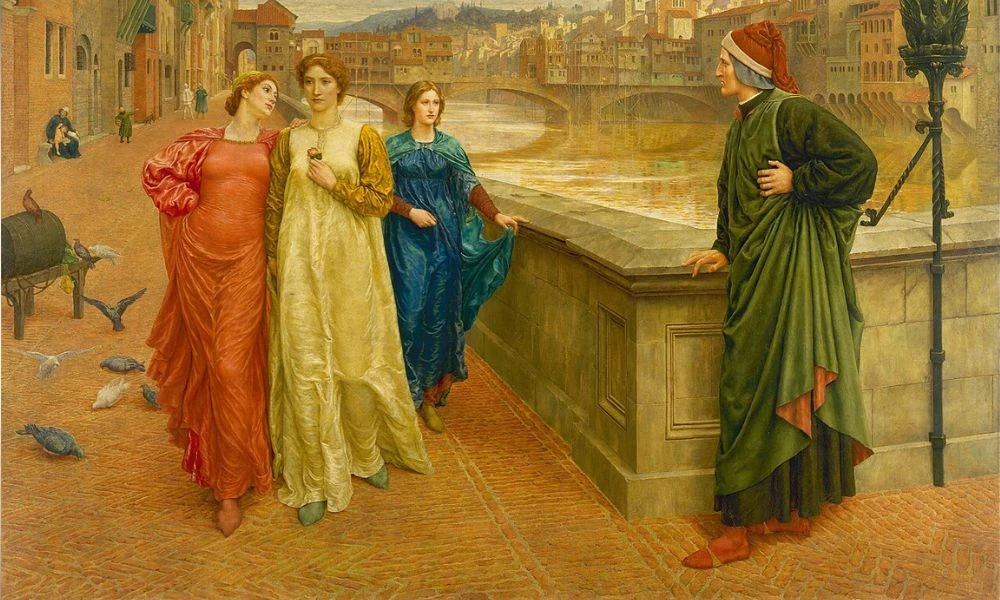Historia de amor entre Dante Alighieri y Beatriz