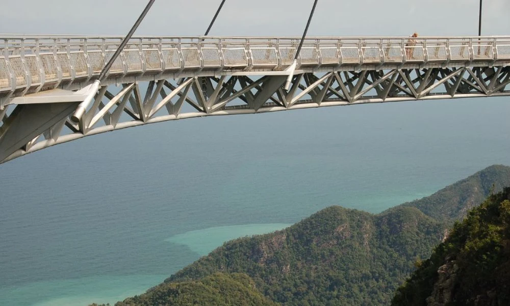 Estructura del Langkawi Sky Bridge.