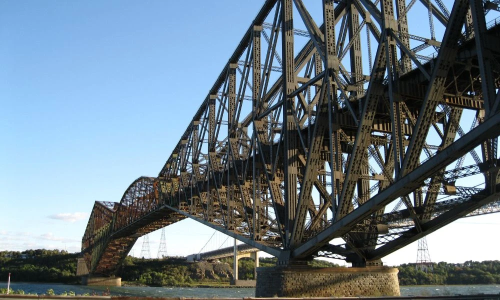 El puente de Quebec en la actualidad.