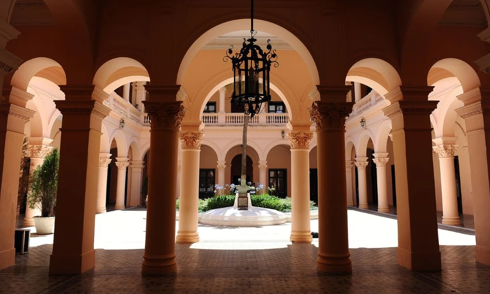 Interior de la Casa de Gobierno de Entre Ríos.