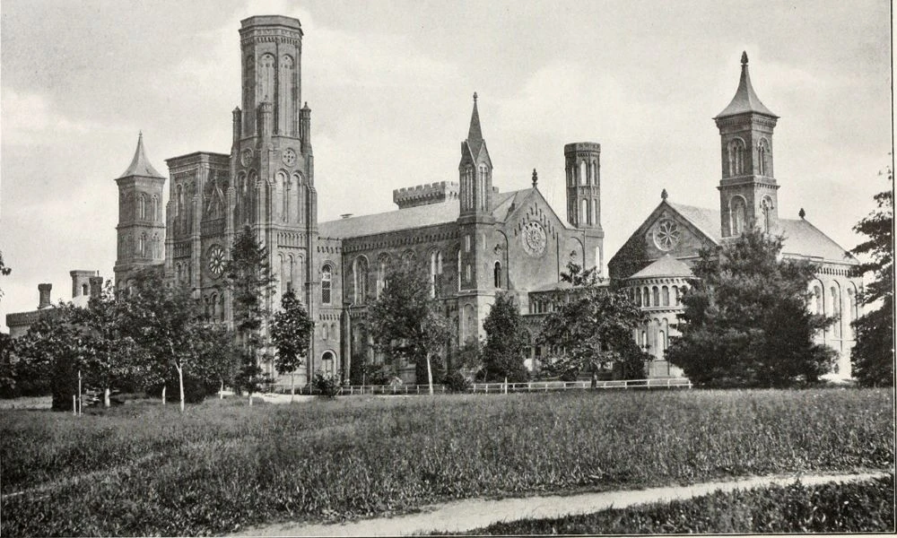 Foto antigua del Castillo de la Institución Smithsonian.