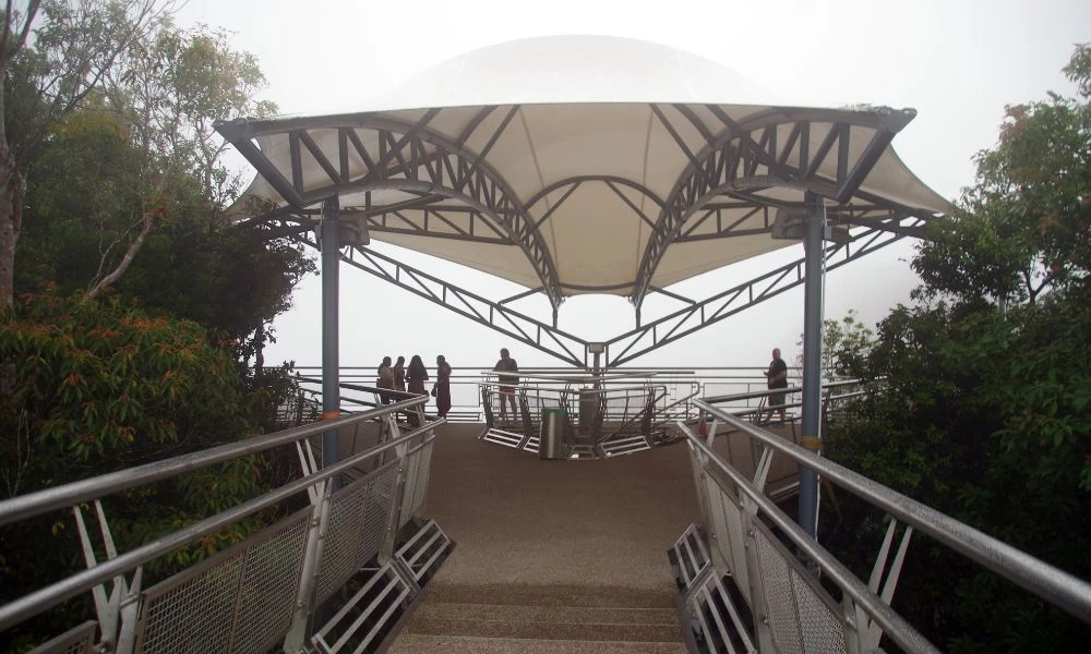Ingreso al Langkawi Sky Bridge.
