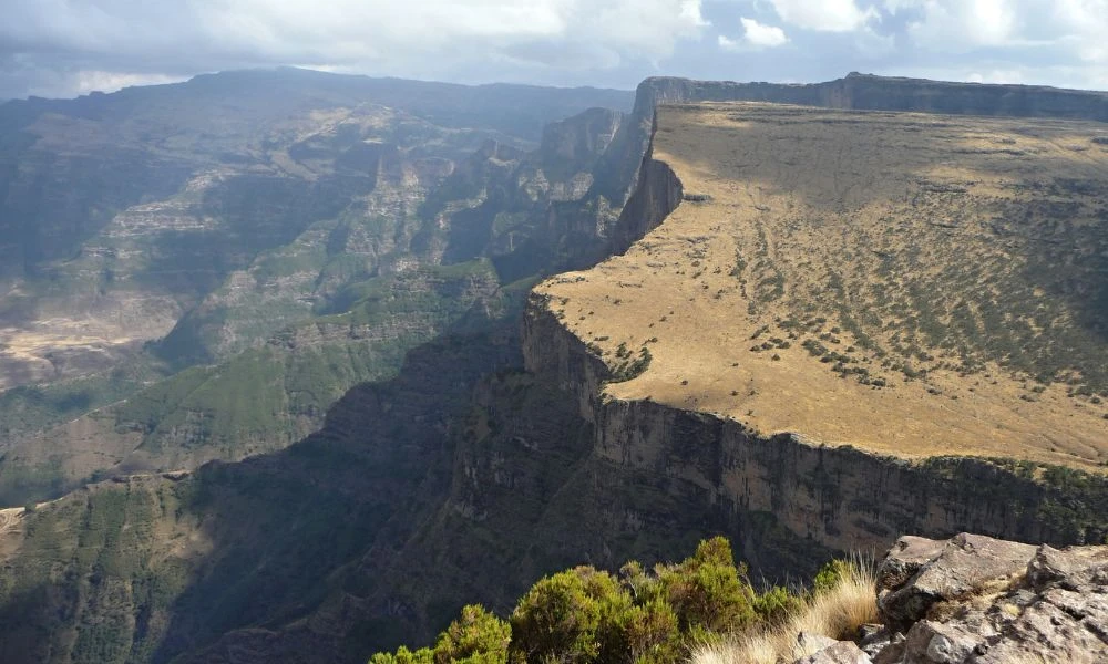 Vistas al Parque Nacional Montañas Simien.