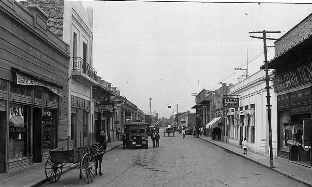 Foto antigua de Cruz del Eje.