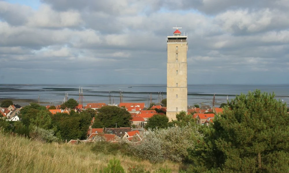 Ciudad en la isla de Terschelling.