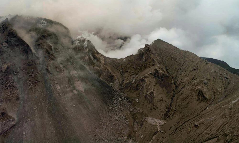 Actividad en el Soufrière Hills.