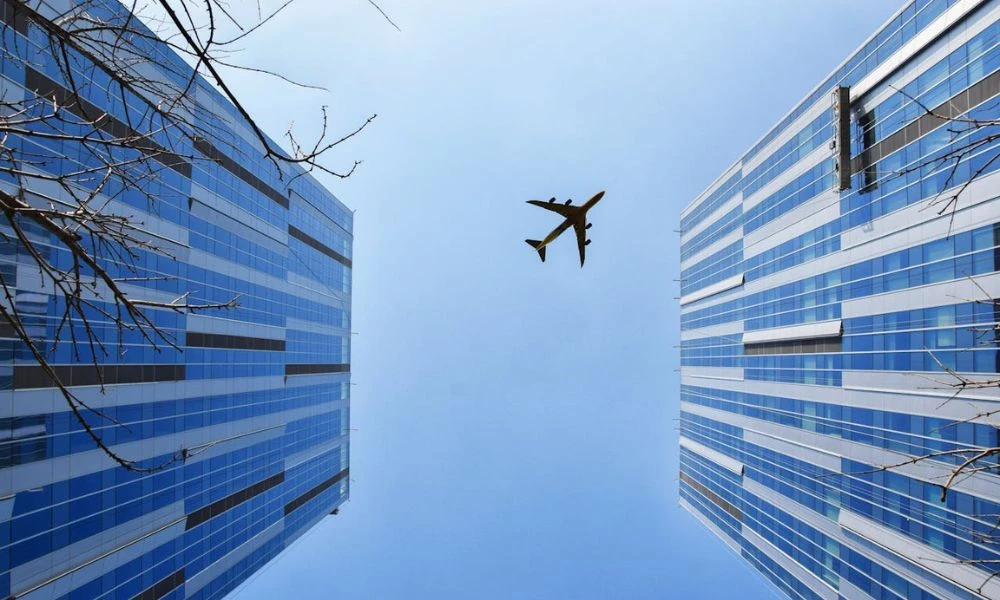 Avión en el vuelo de cabotaje Ámsterdam–Aruba.