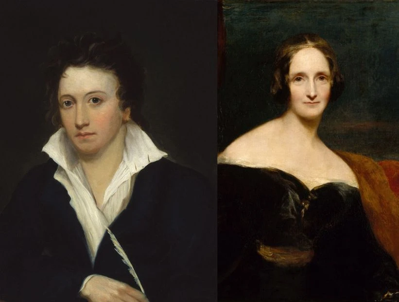 Mary y Percy Bysshe Shelley
