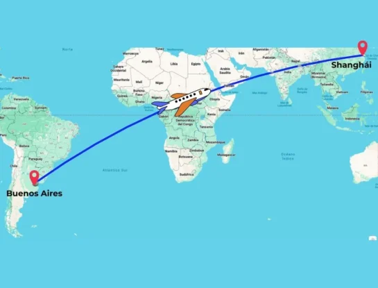 Argenchino: el vuelo directo más largo del mundo unirá Shanghái con Buenos Aires