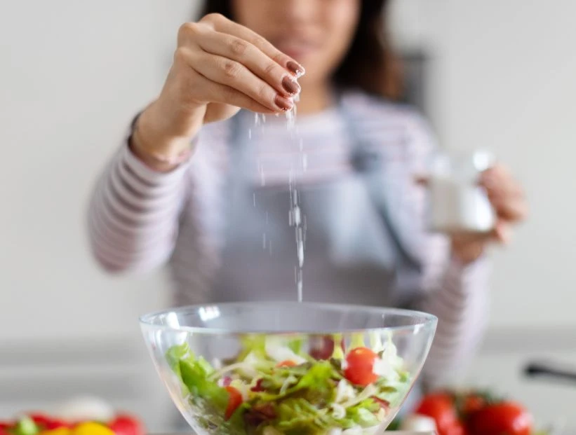 La sal realza el sabor de las comidas