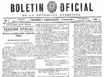 Boletín oficial
