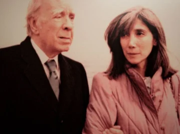 Borges y María Kodama