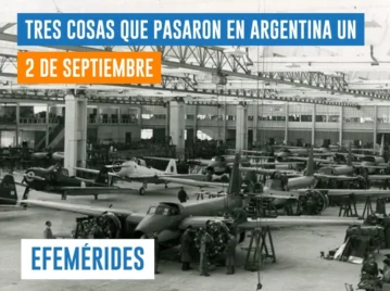efemérides 2 de septiembre Día de la Industria Argentina