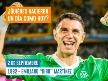 efemérides 2 de septiembre nace Dibu Martínez