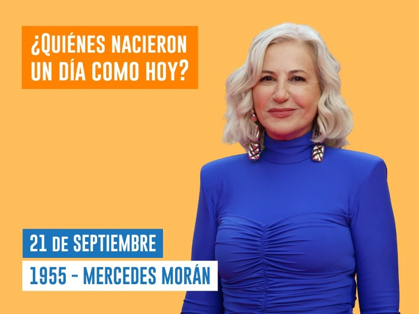 efemérides del 21 de septiembre: nace la actriz Mercedes Morán