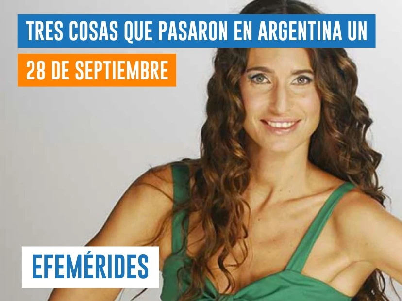 efemérides del 28 de septiembre: muere la actriz Romina Yan