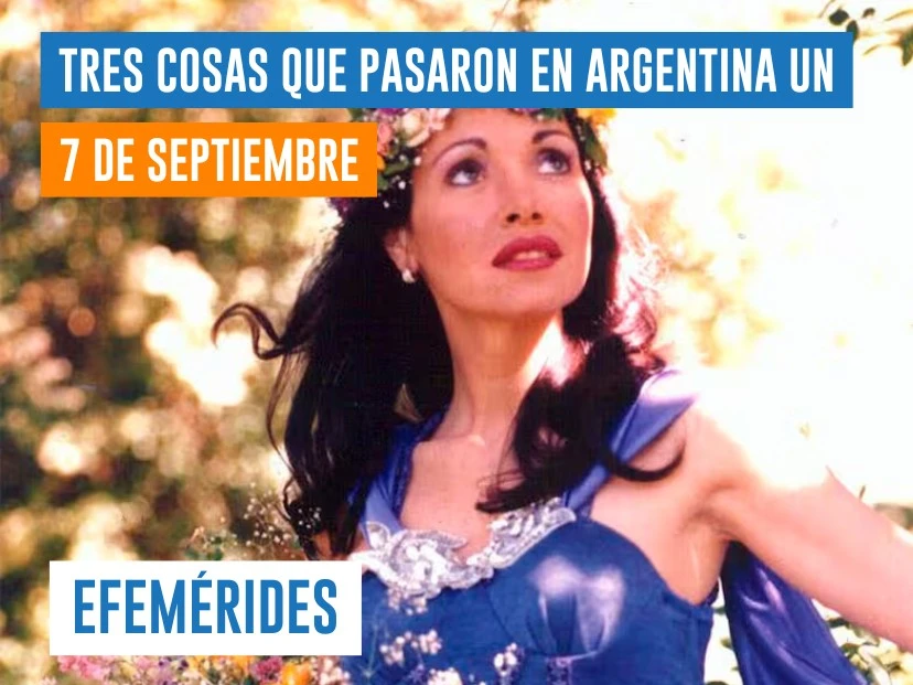 efemérides del 7 de septiembre: fallece Gilda en un accidente automovilístico