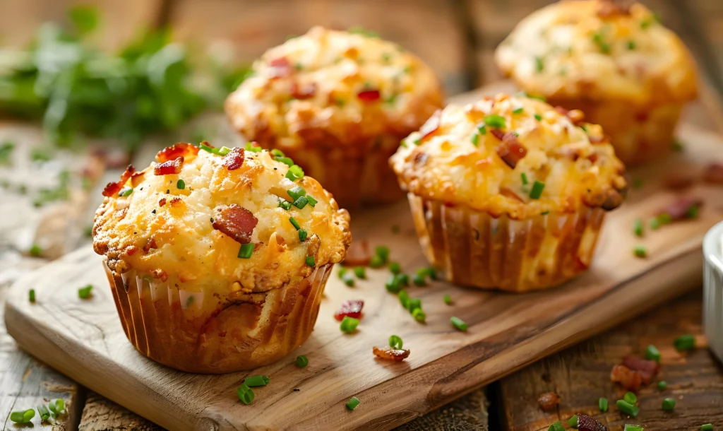 Qué preparar hoy para la vianda escolar: receta para el martes, muffins salados de jamón y queso