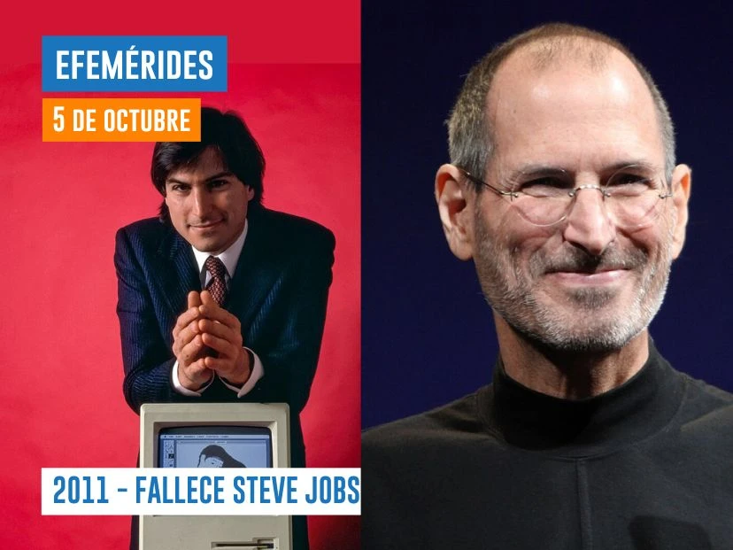 5 de octubre de 2011 - fallece Steve Jobs
