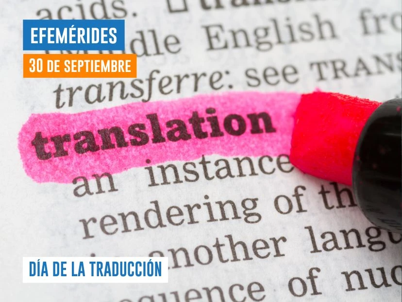 30 de septiembre - DÍA DE LA TRADUCCIÓN
