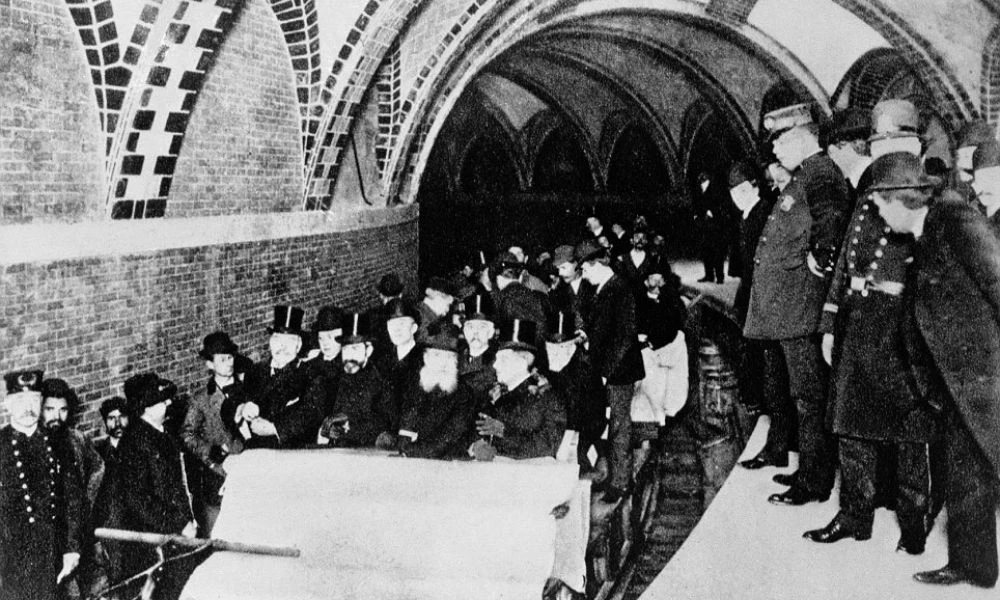 Foto antigua del Metro de Nueva York.