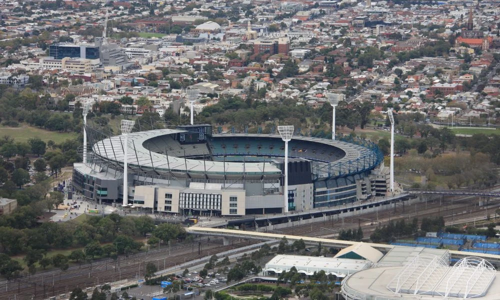 Vistas al Melbourne Cricket Ground.