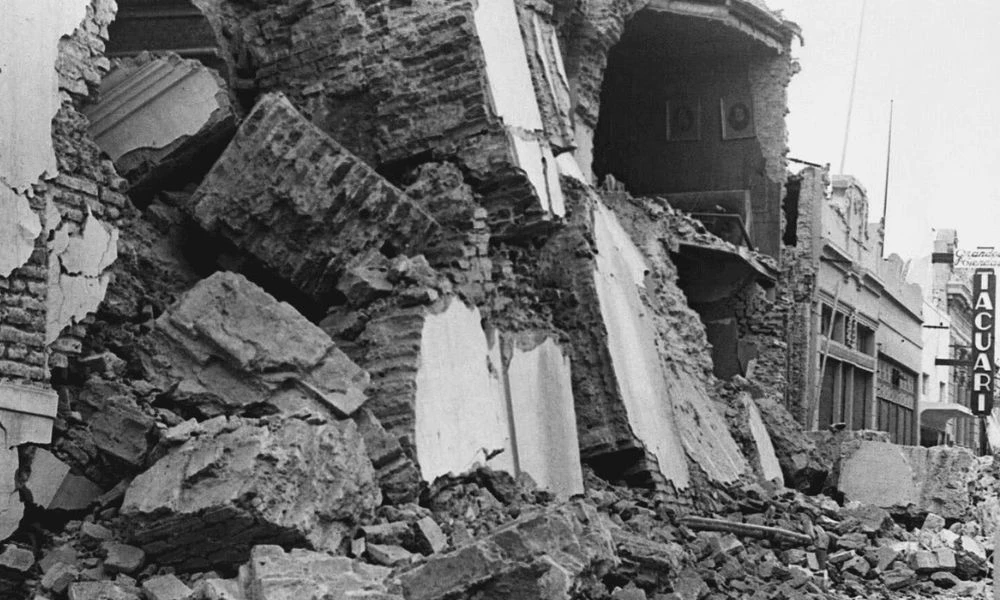 Consecuencias del terremoto más fuerte en la historia de Argentina.