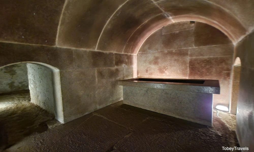 Interior de la Pirámide de Senusret II.