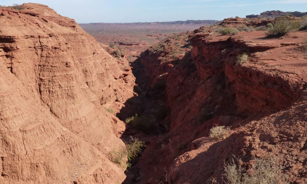 Paisajes del parque nacional Sierra de las Quijadas.