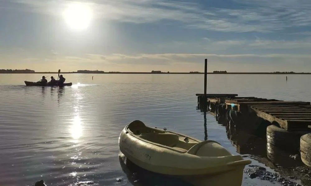 Laguna de Balneario San Cayetano.